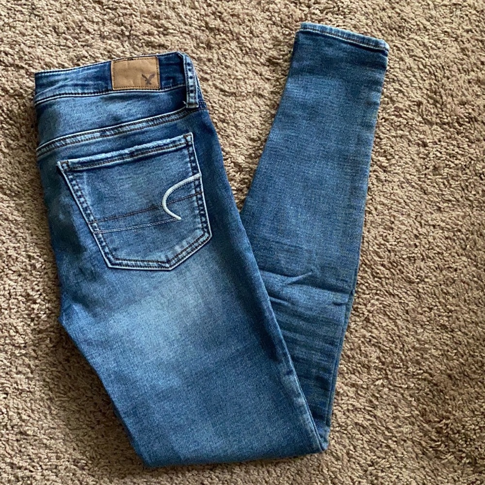 American Eagle super stretch jeggings size 2 - Picture 2 of 2